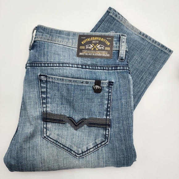 Buffalo David Bitton Other - Buffalo David Bitton Jeans Mens Tag 30 Measu. 32  Evan-X Slim Stretch Denim READ